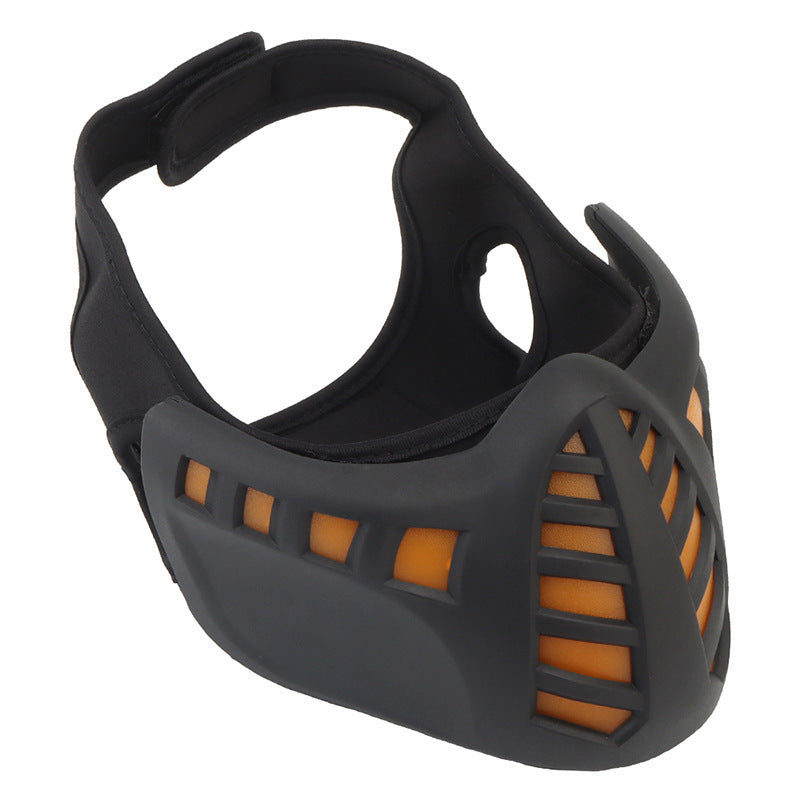 LED Light-Up Half Face Mask